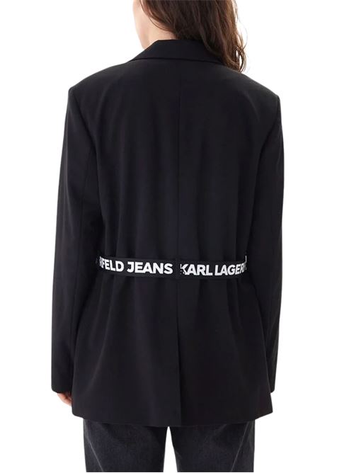 Blazer morbido con cinturino logato Karl Lagerfeld jeans | B1W14024999